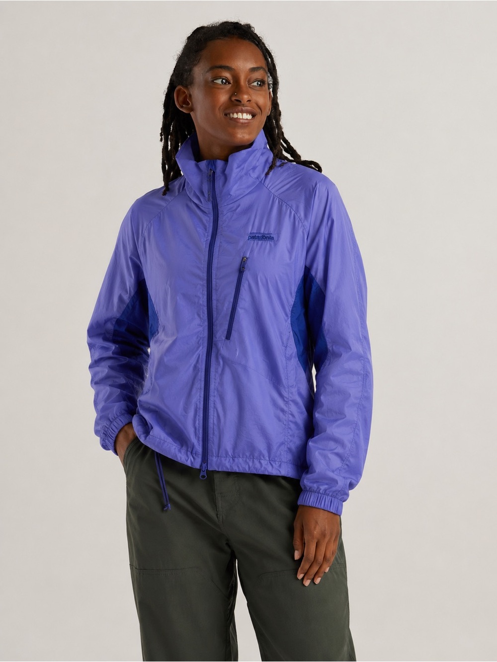 Patagonia Women’s Velocity Shell Jacket Windbreaker coat purple *P